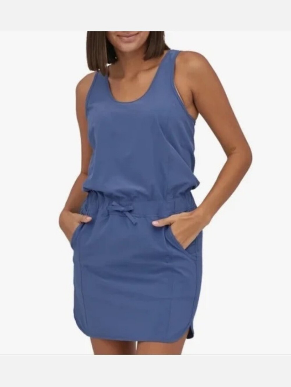 Patagonia Fleetwith Dress Blue Size Large Athletic Dress